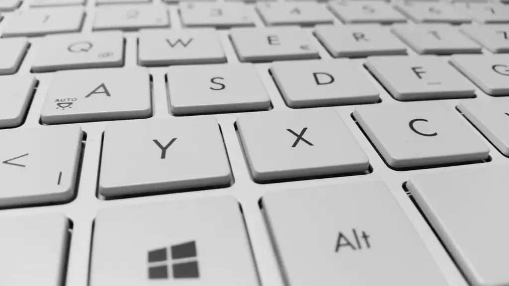 Close-up of a keyboard with focus indicator visible on a link
